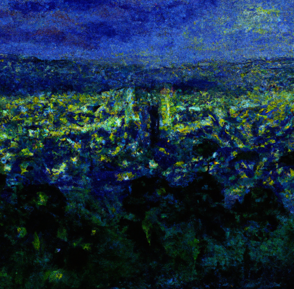 Medellín y la problemática social de la indigencia y la ilegalidad, ilustración original, DALLE