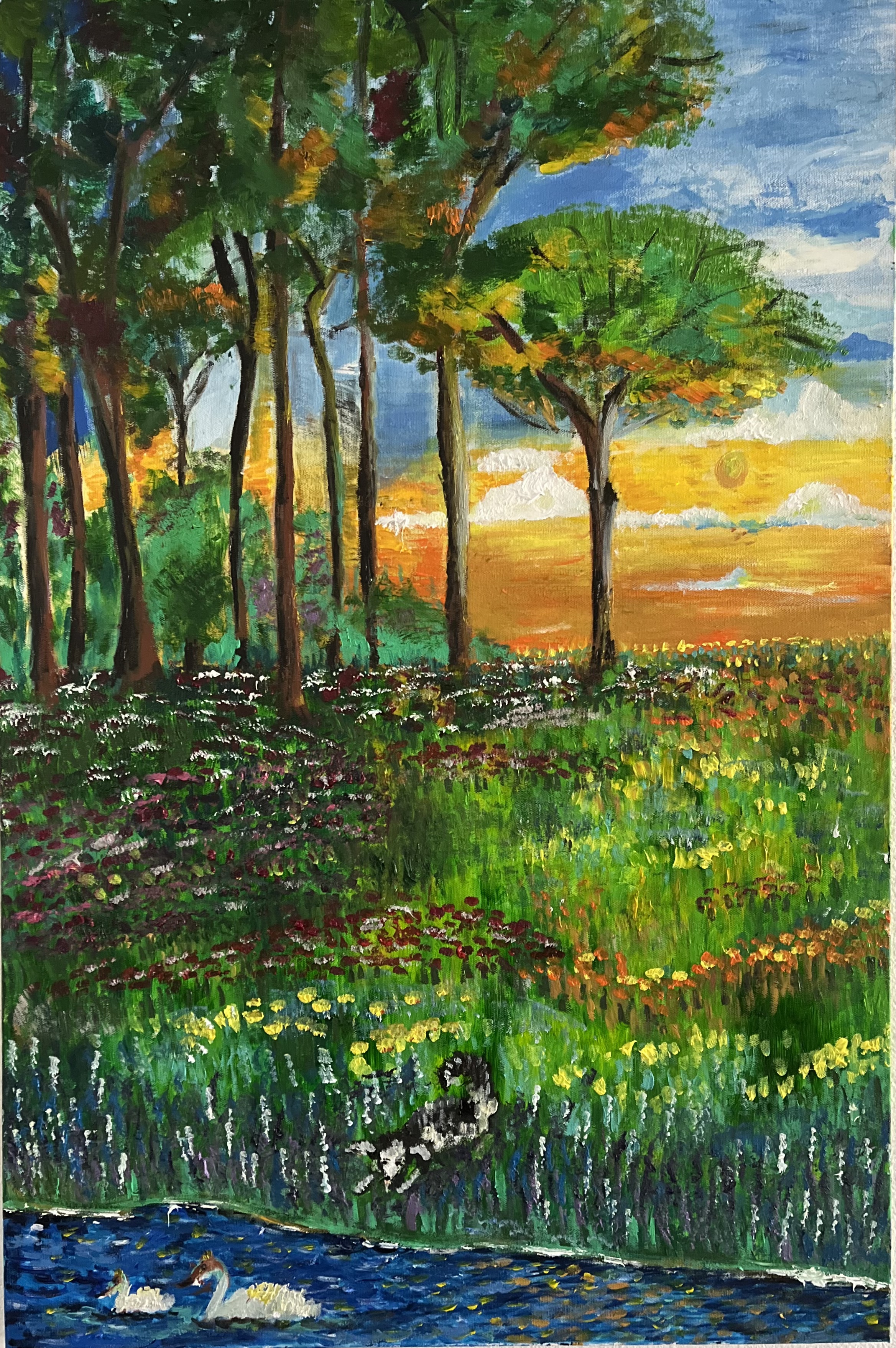 Edén II, Óleo sobre lienzo, 61x91 cm