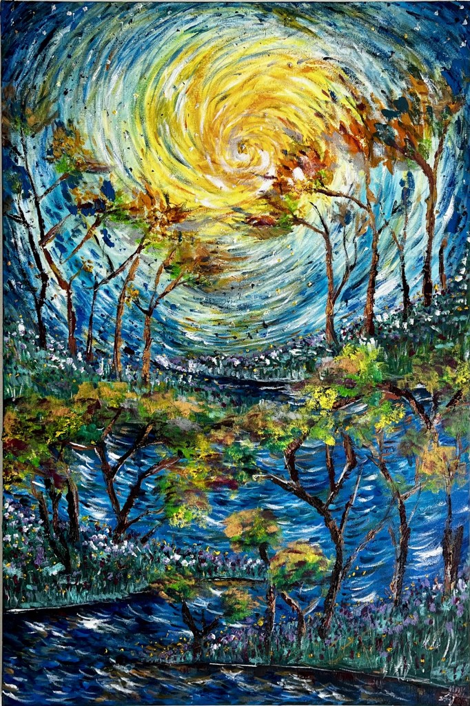 Eterno, Óleo sobre lienzo, 61x91 cm